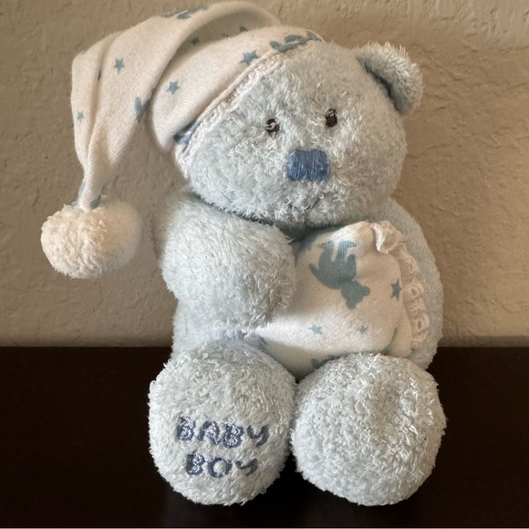Ty Other - TY Beanie BABY BOY the Bear with PJ hat & Pillow 6.5”  2006